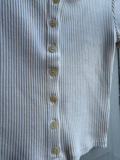 White Cotton Crop Top for Summer Festivals — fabric close-up