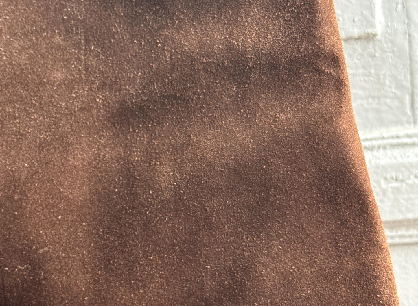 Brown Suede Pleated Crossbody Bag — additional view 15