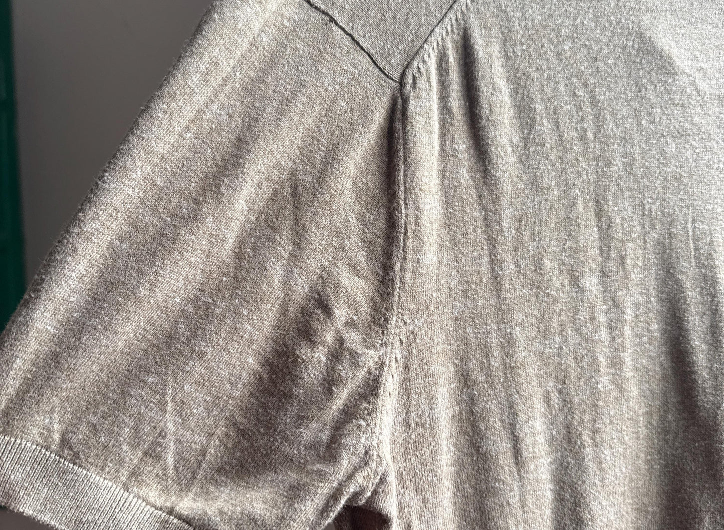 Extra Fine Cotton Tan Polo Shirt — additional view 7
