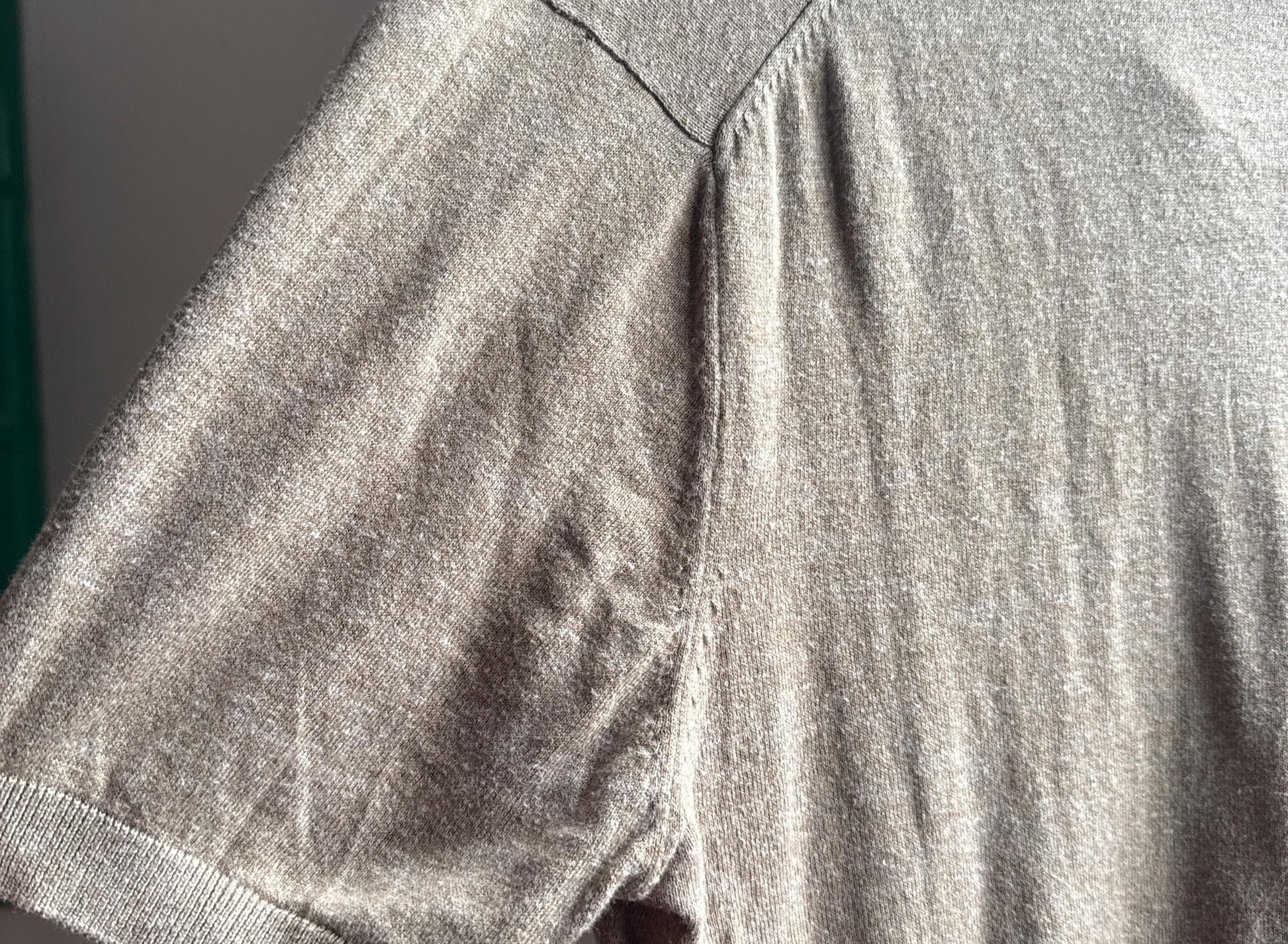 Extra Fine Cotton Tan Polo Shirt — additional view 7