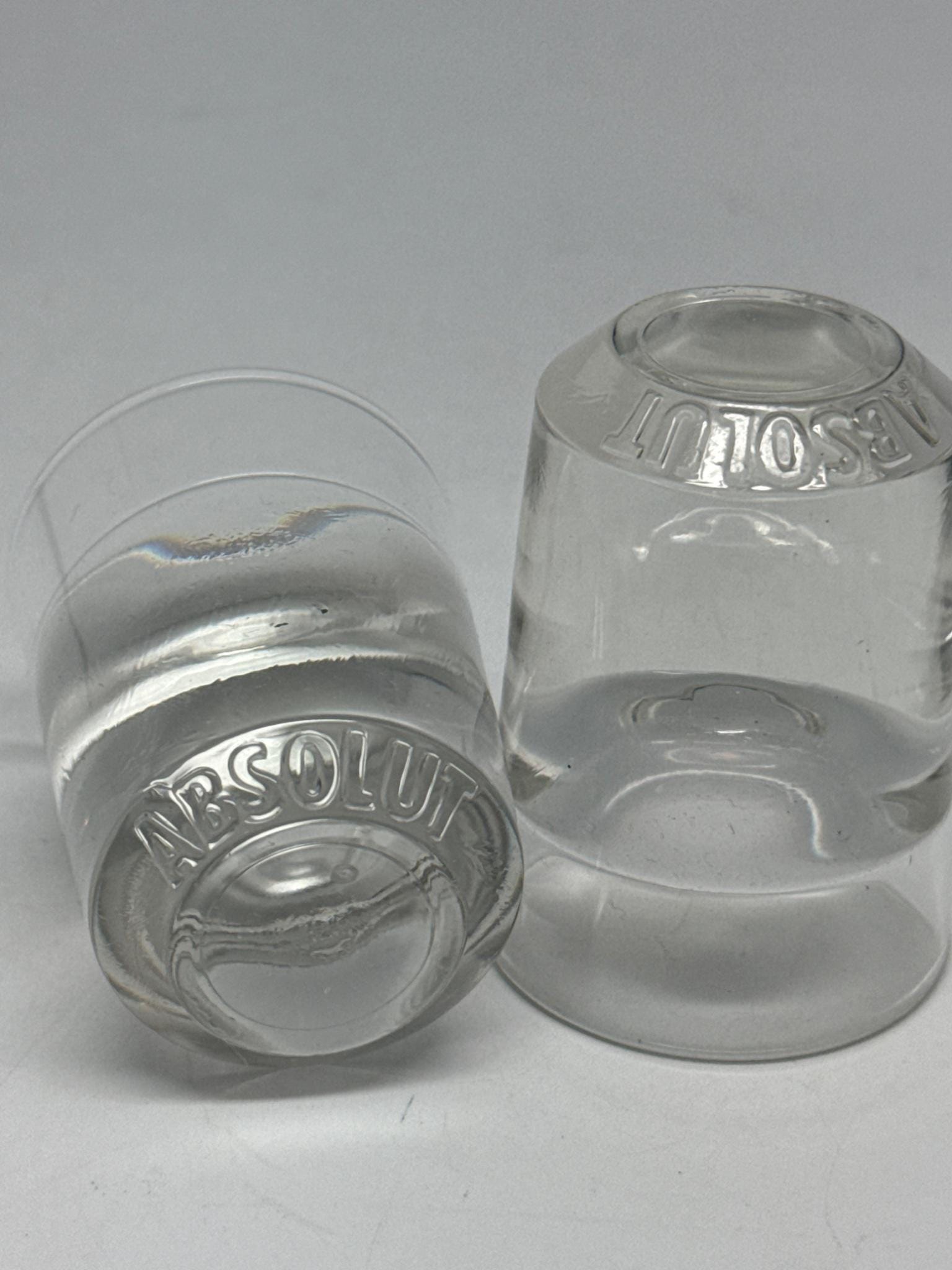 Thick Clear Glass Shot Glasses, Set of 2 — additional view 6