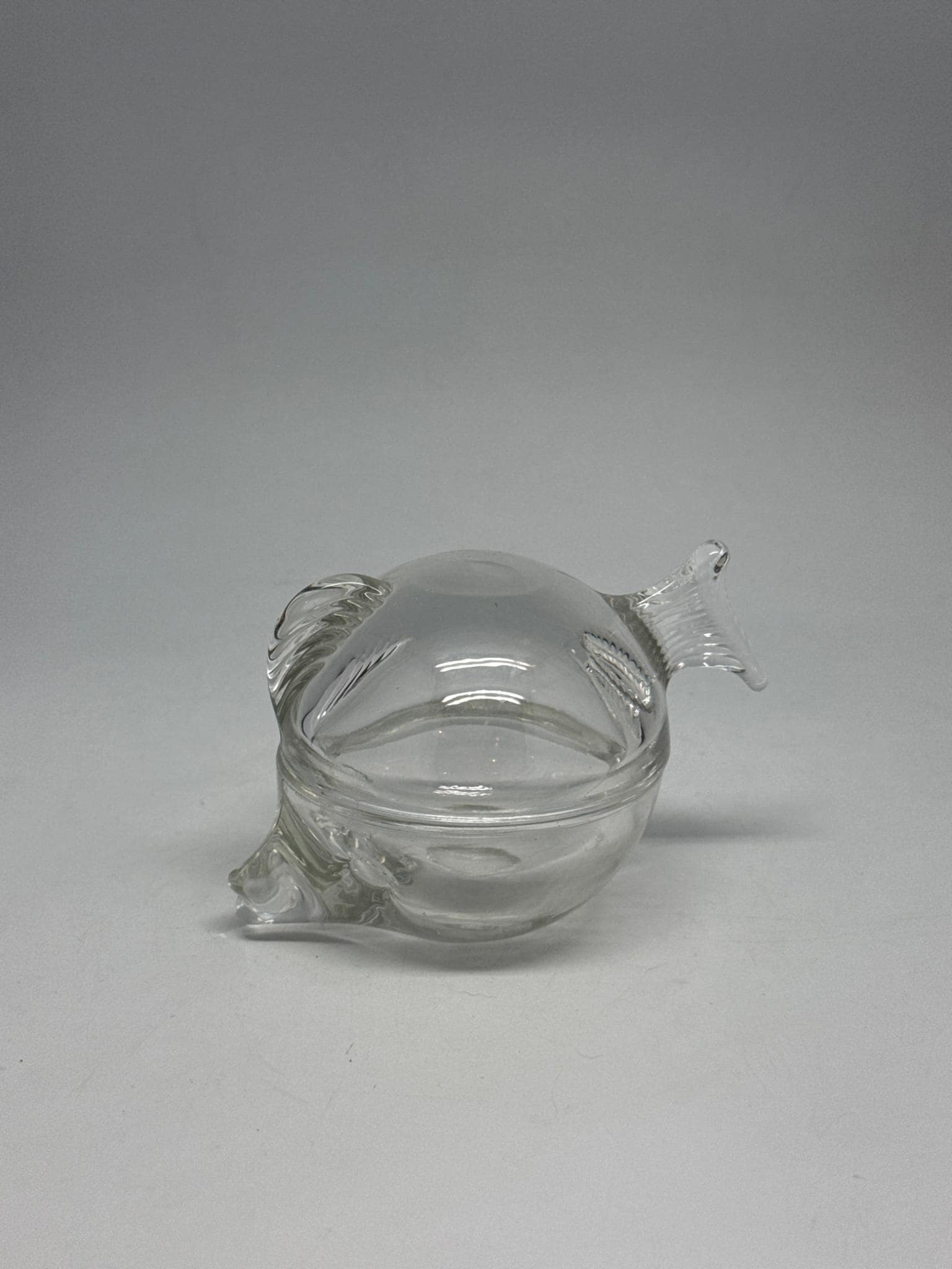 Clear 8cm Glass Fish Bowl — detail