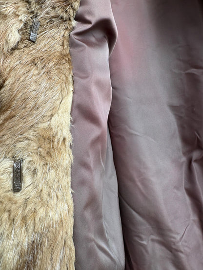 Chic 60s Vintage Genuine Fur Coat — additional view 5