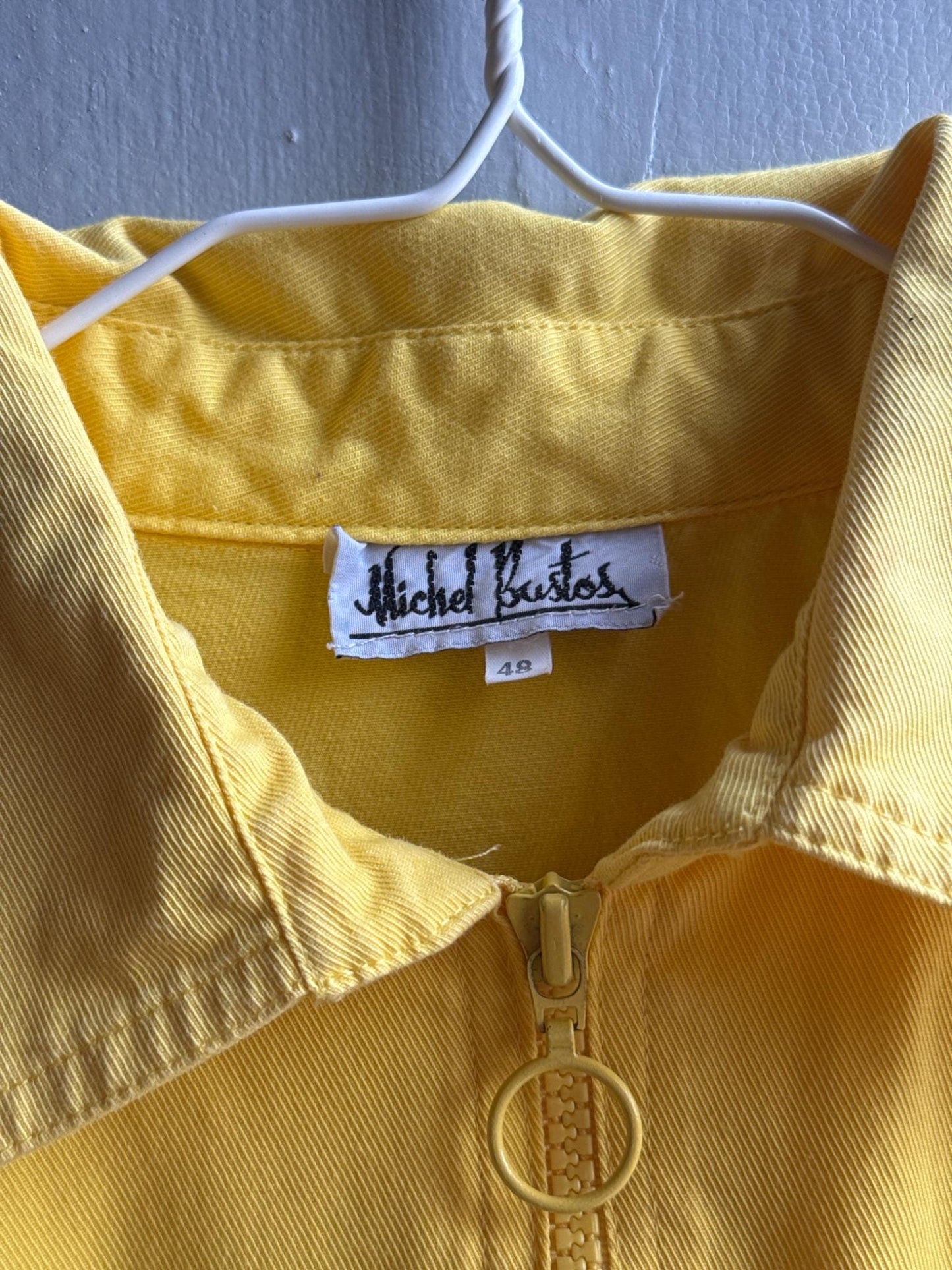 Vintage 70s Yellow A-Line Dress — additional view 5