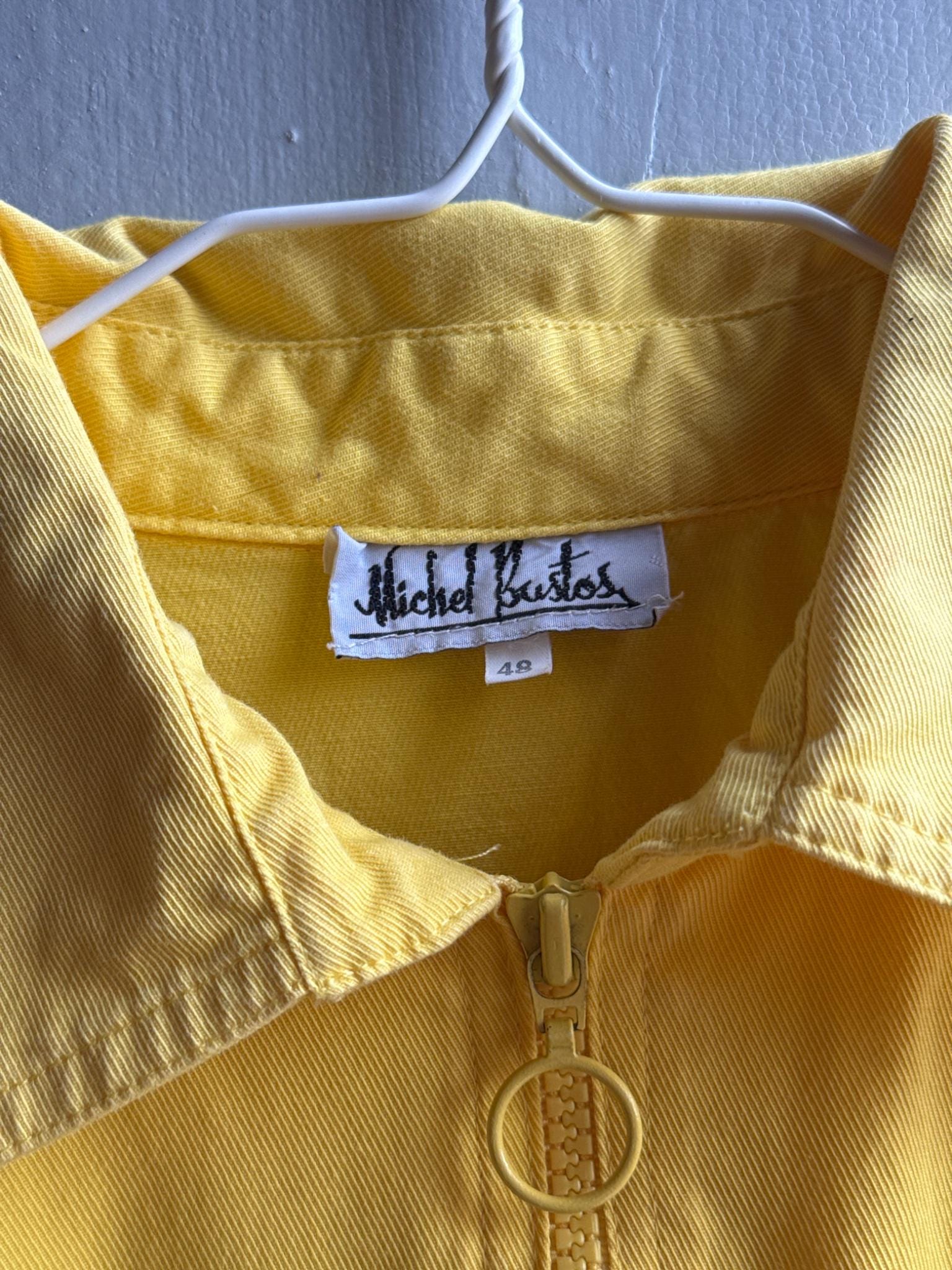 Vintage 70s Yellow A-Line Dress — additional view 5