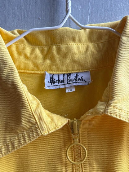 Vintage 70s Yellow A-Line Dress — additional view 5