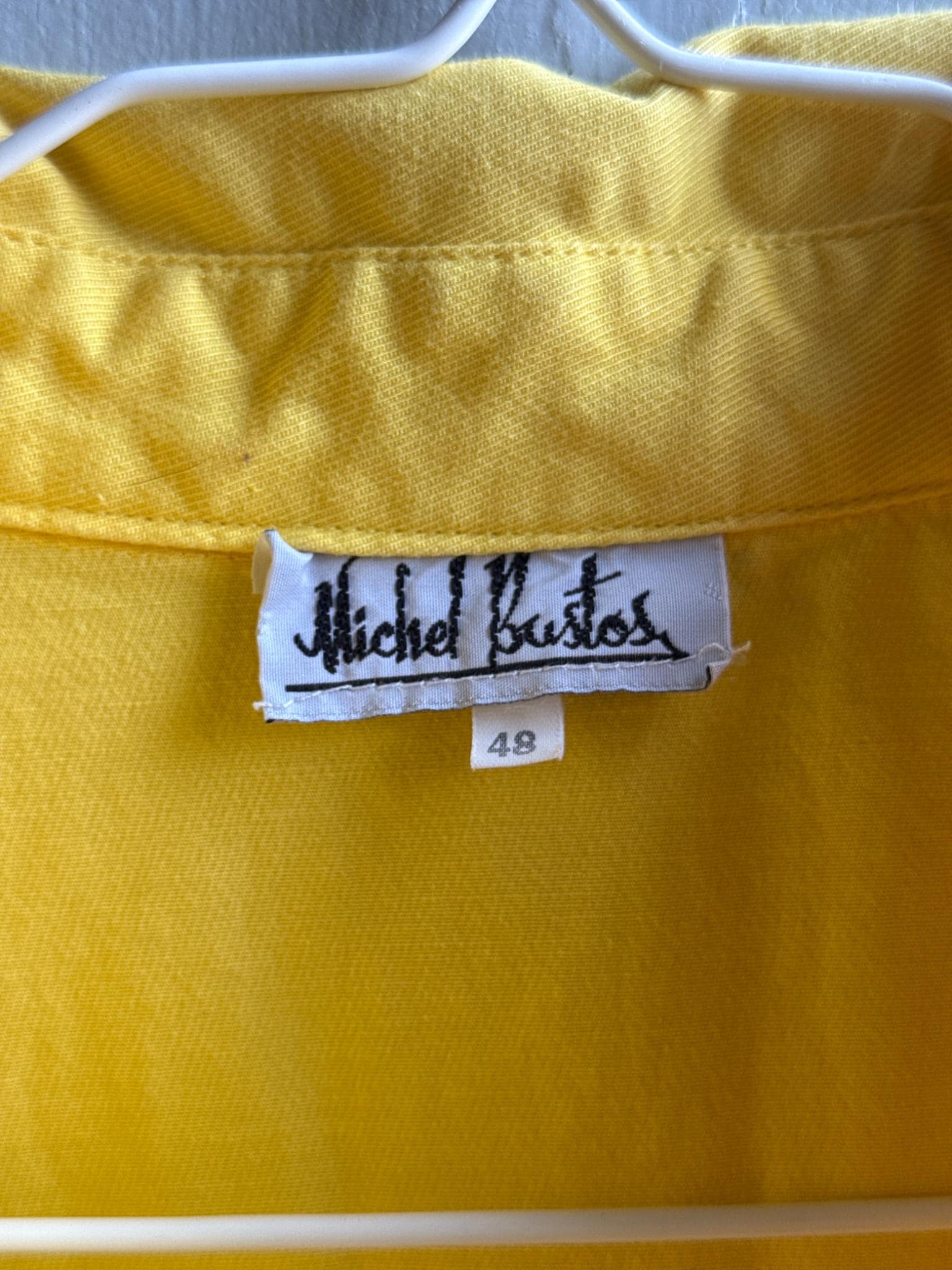 Vintage 70s Yellow A-Line Dress — additional view 9