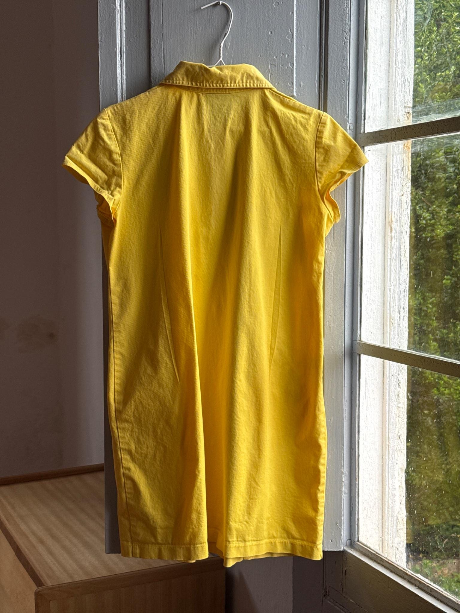 Vintage 70s Yellow A-Line Dress — additional view 10