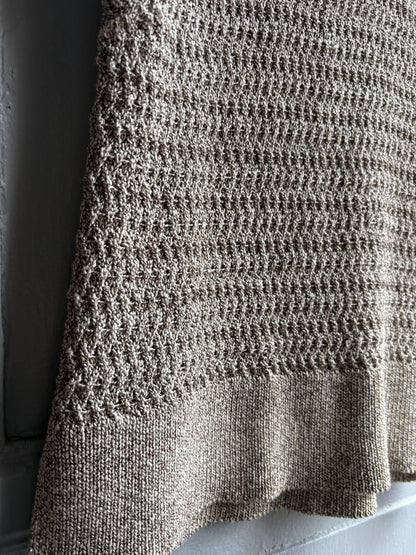 Light Grey Glitter Knit Camisole — detail