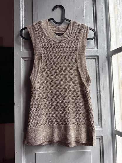 Light Grey Glitter Knit Camisole — additional view 6