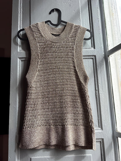 Light Grey Glitter Knit Camisole — additional view 10