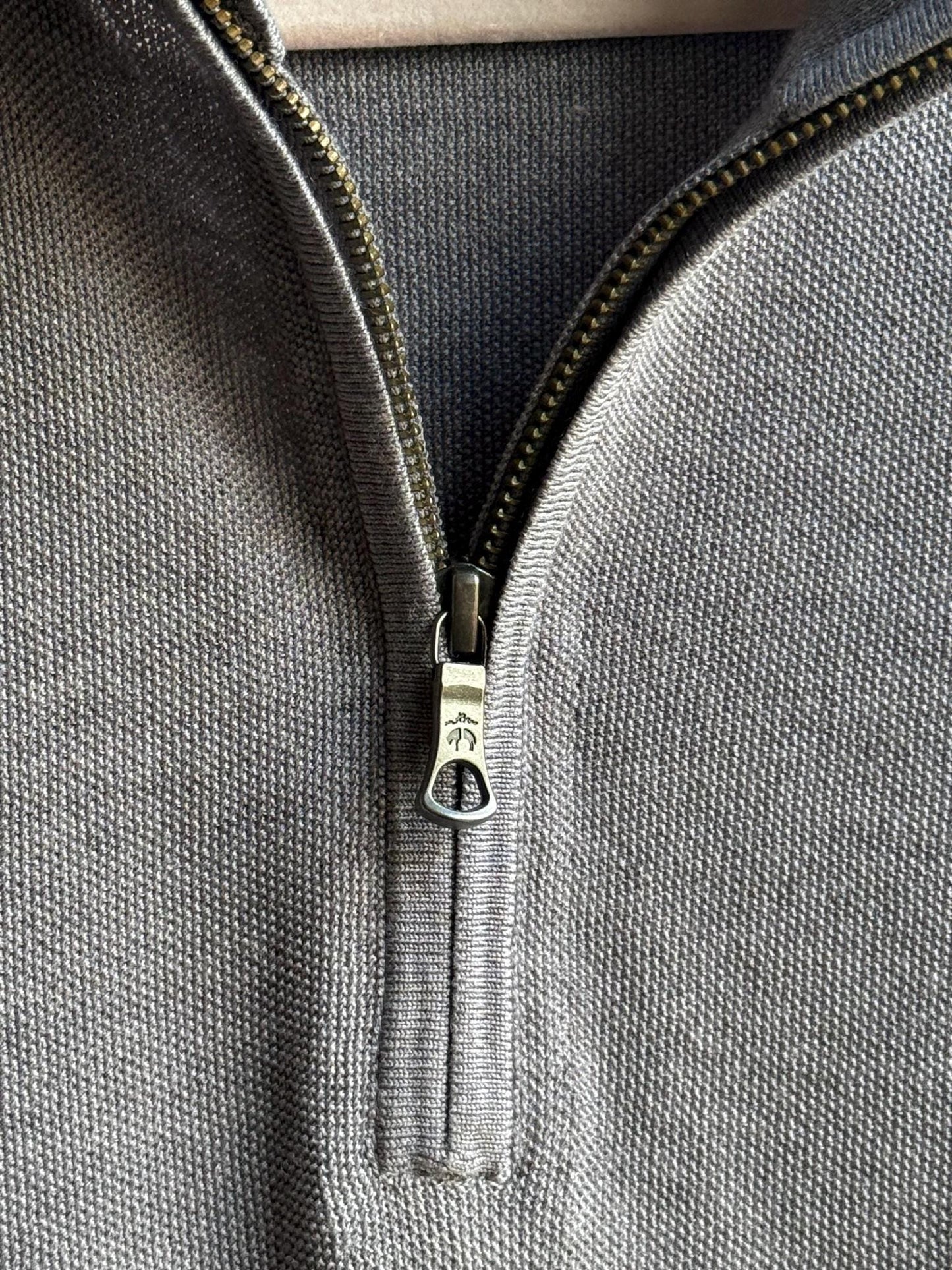 Grey Merino Wool Jumper For Men — additional view 6