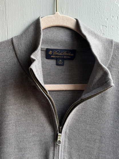 Grey Merino Wool Jumper For Men — additional view 10