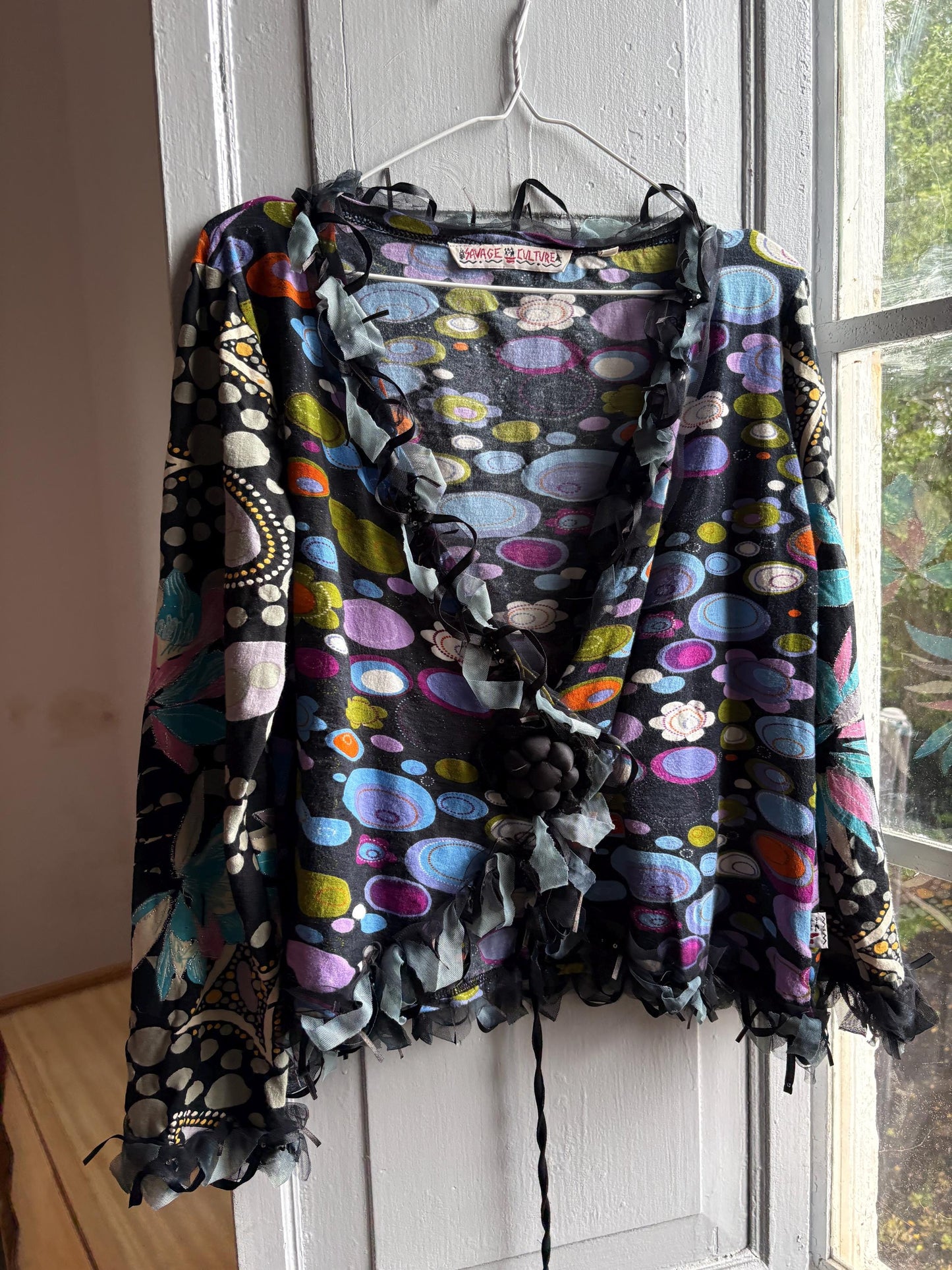Retro 70s Multicolor Vest by Savage Culture — additional view 9