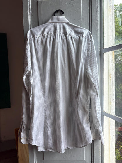Striped Cotton Tencel Blend Shirt — additional view 8
