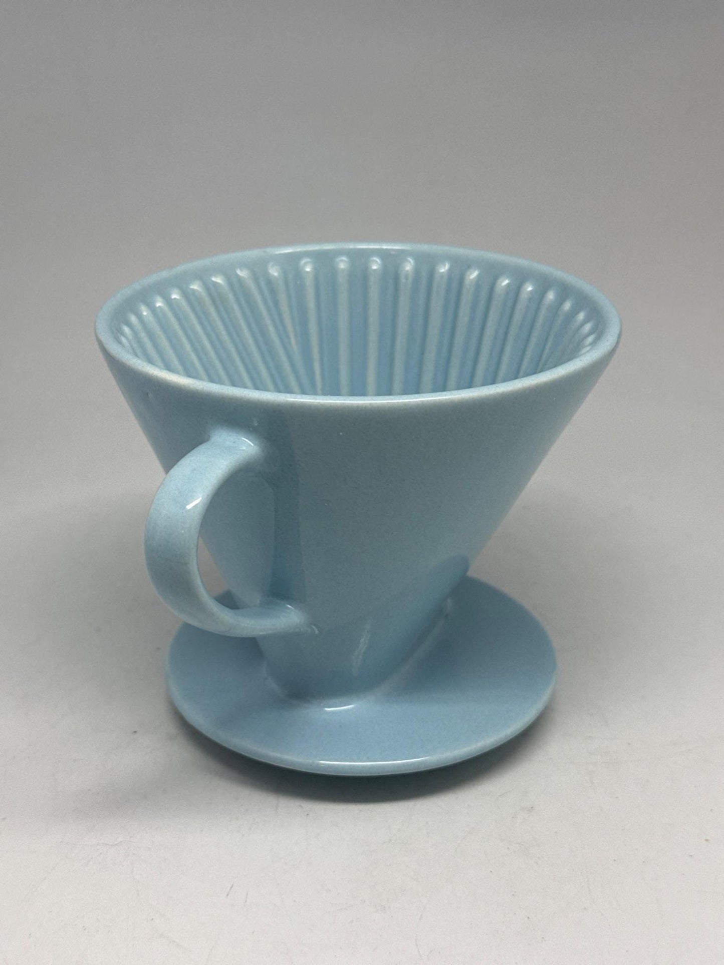 Vintage Blue Porcelain Melitta 102 Coffee Dripper — additional view 5