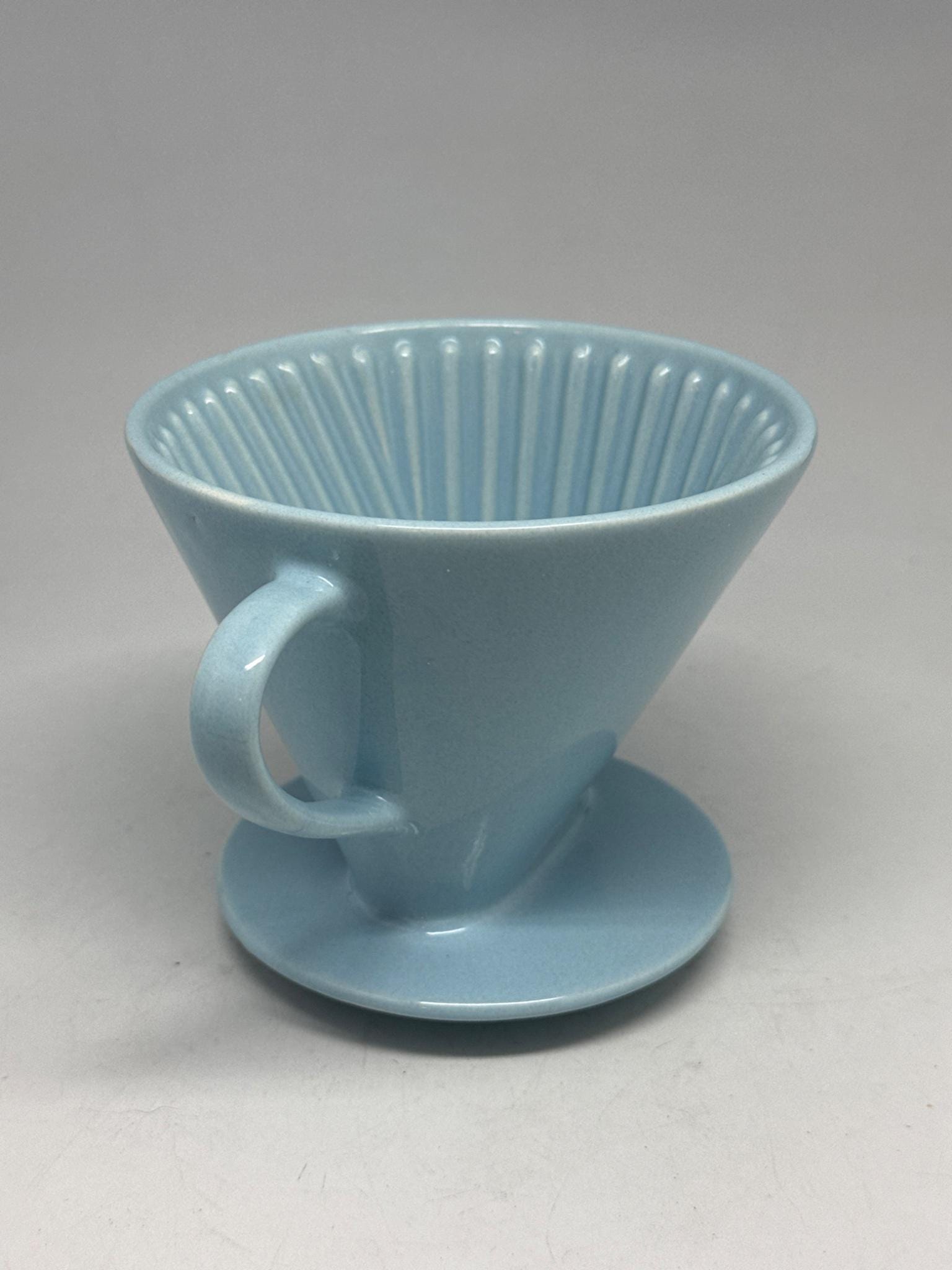 Vintage Blue Porcelain Melitta 102 Coffee Dripper — additional view 5
