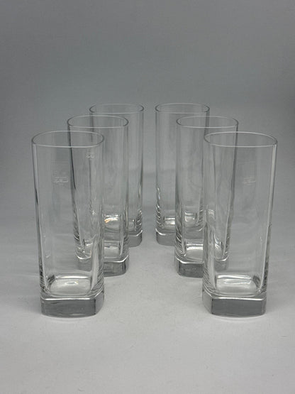 Italian Design Clear Glass Highball Tumblers Set — additional view 8