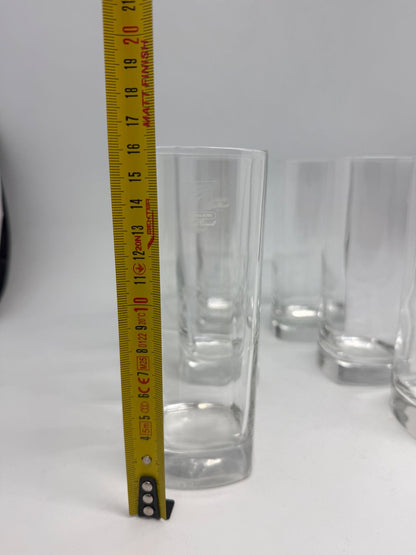 Italian Design Clear Glass Highball Tumblers Set — additional view 5