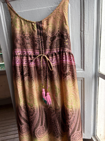 Silk Paisley Maxi Dress — additional view 8