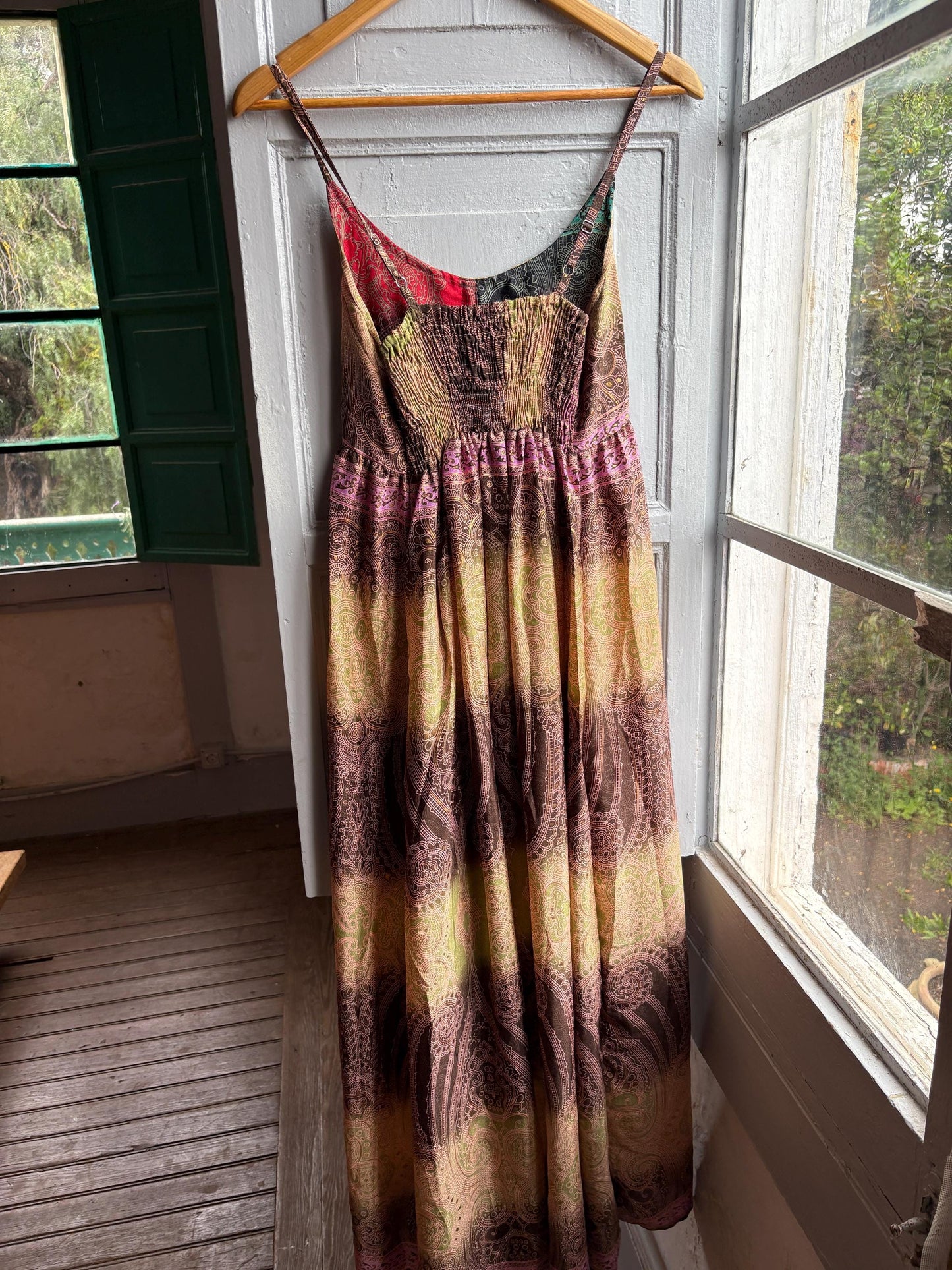 Silk Paisley Maxi Dress — additional view 12