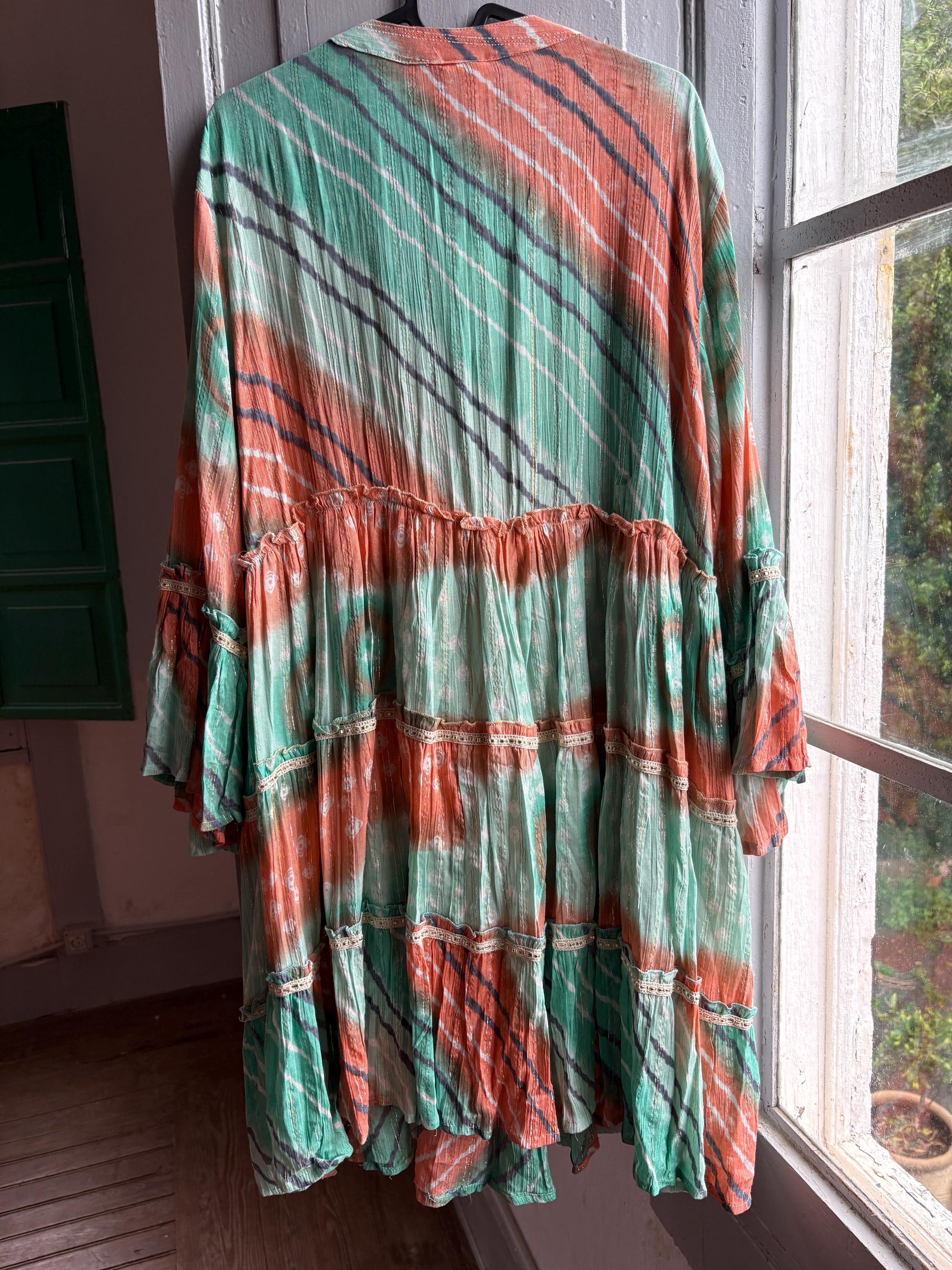 Bohemian Mallorca Summer Dress With Beaded Detail — additional view 11
