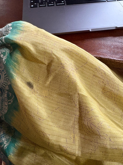Vintage Silk Green Paisley Pants — additional view 14