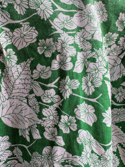 Floral Green Cotton Blouse by Pedro Del Hierro — additional view 13