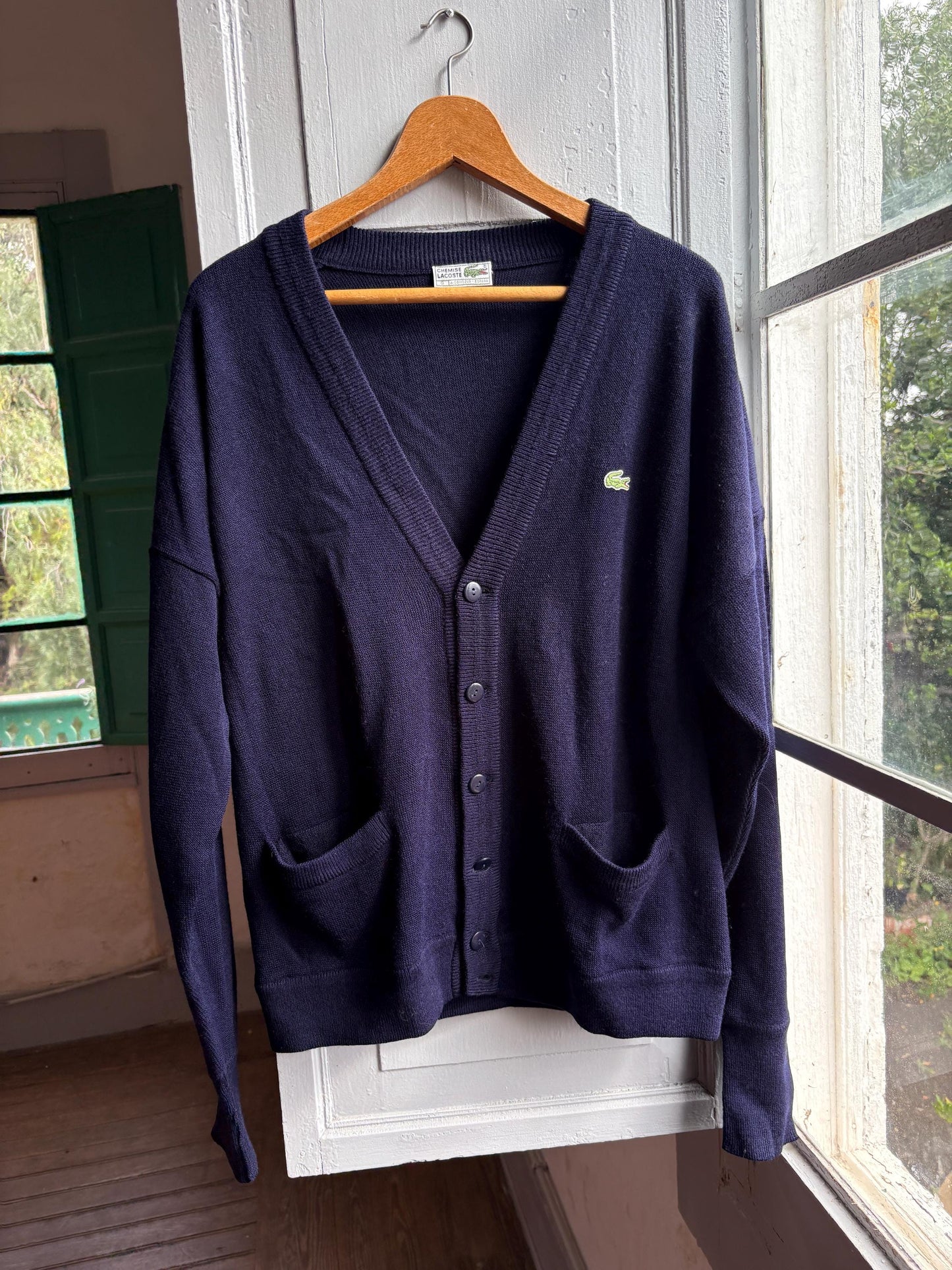 Navy Blue Vintage Lacoste Cardigan — additional view 12