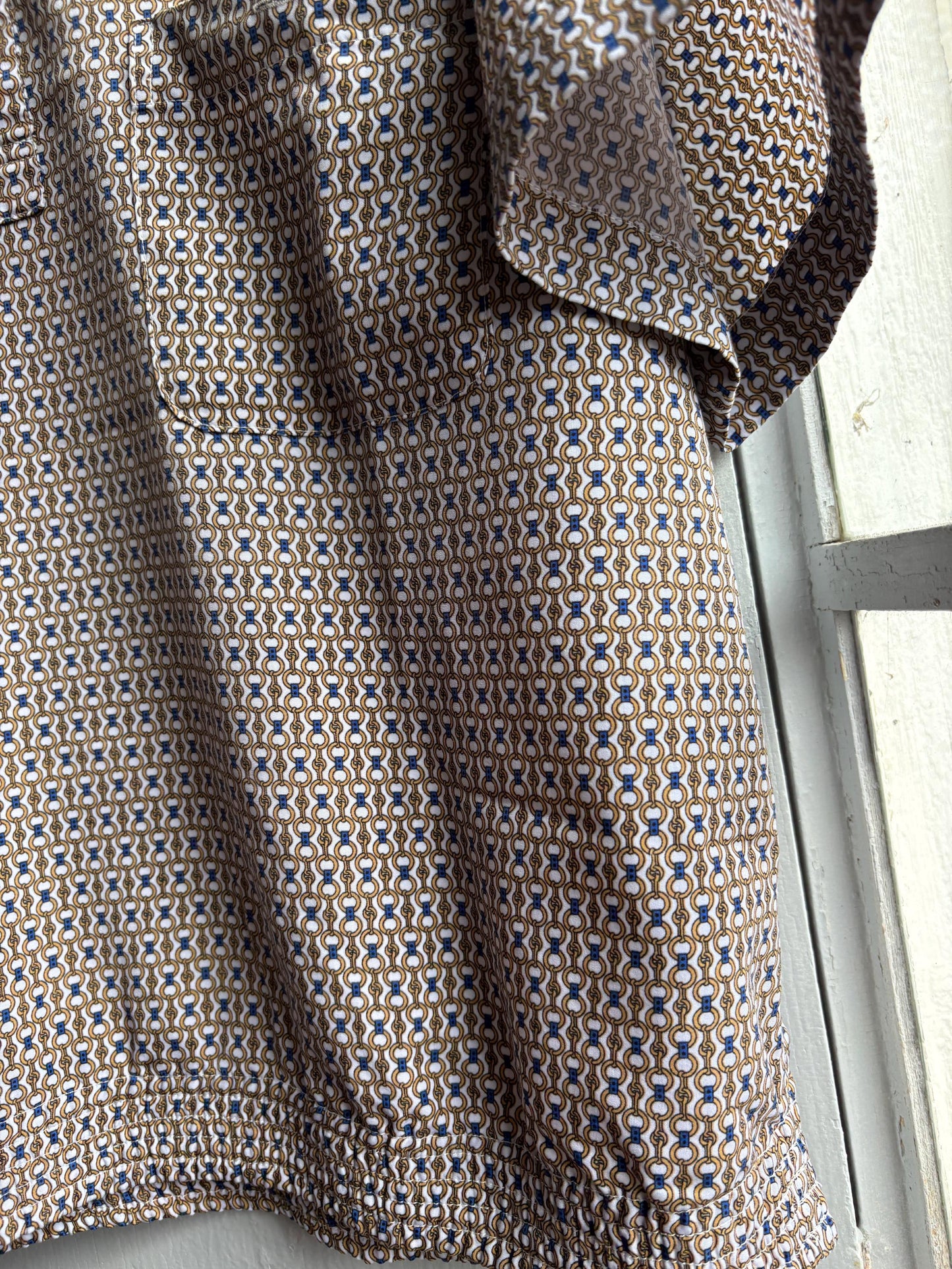 Vintage Emidio Tucci Patterned Polo Shirt — additional view 15