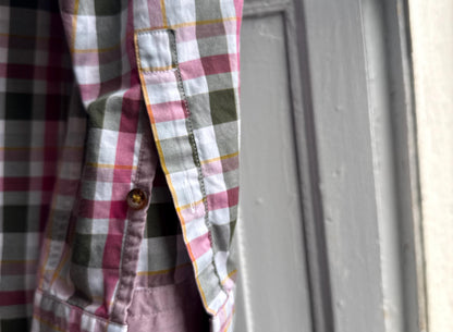 Hugo Boss Plaid Cotton Button-Up Shirt — additional view 15