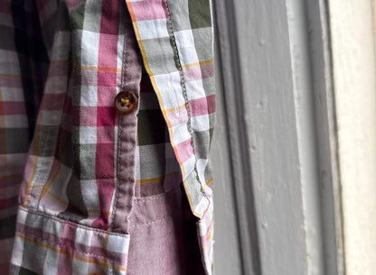Hugo Boss Plaid Cotton Button-Up Shirt — additional view 14