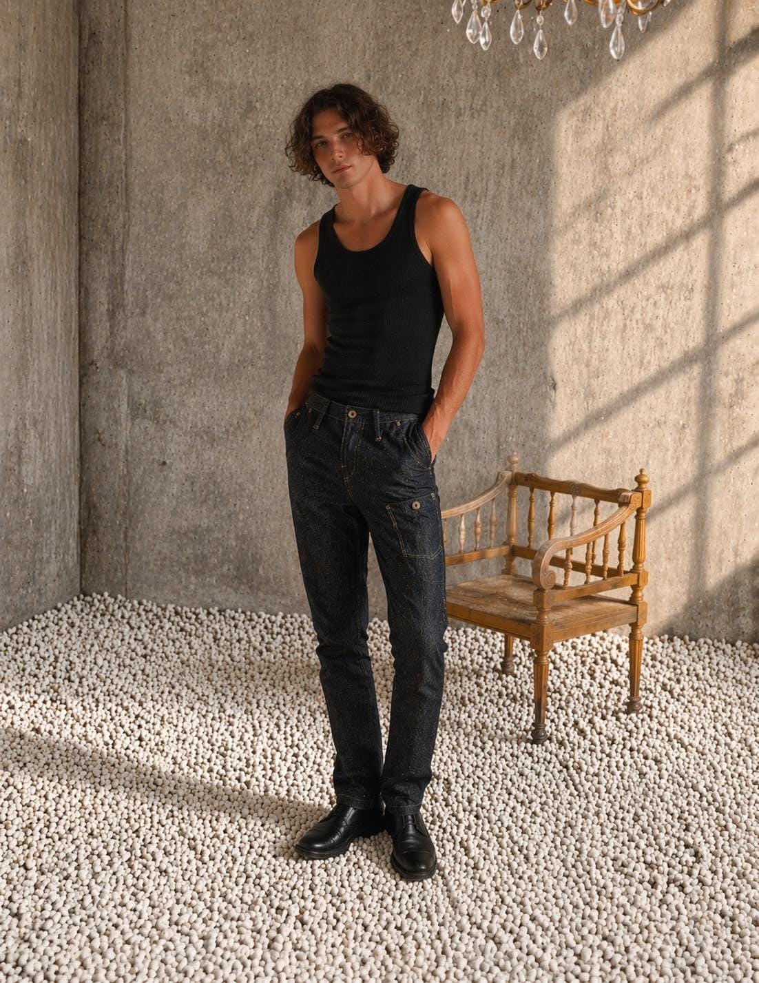 G-Star Originals Black Slim Straight Denim Jeans