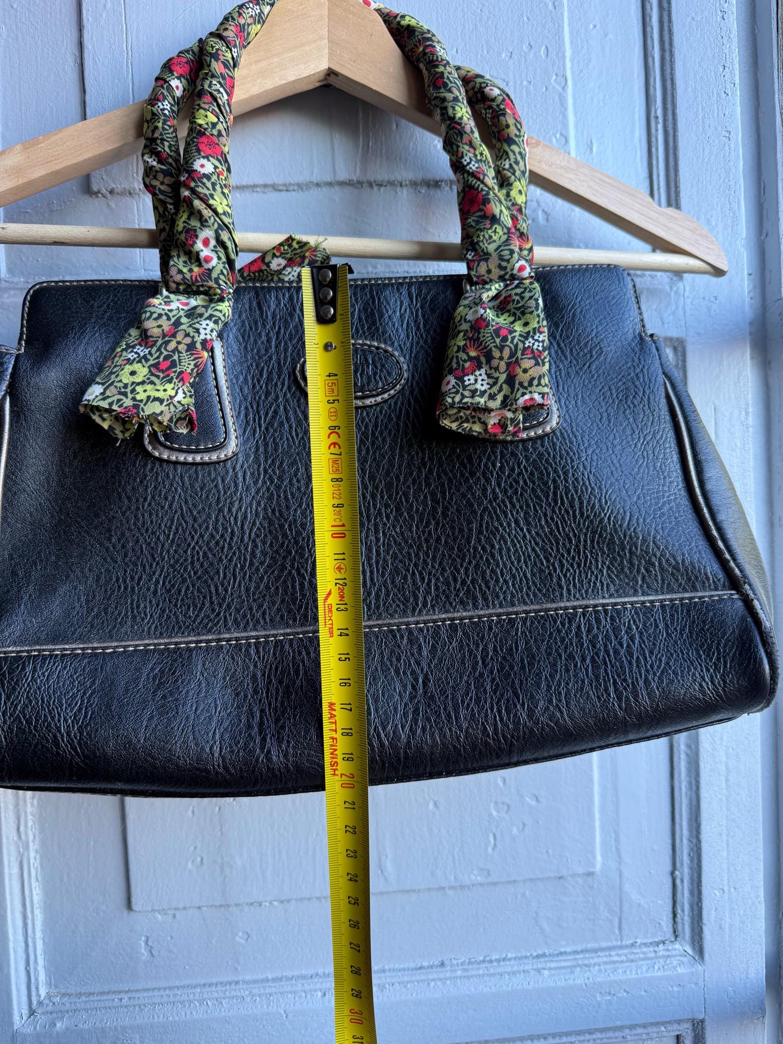 Vintage Torrens Handbag, Floral Strap Purse, Boho Chic Everyday Shoulder Bag