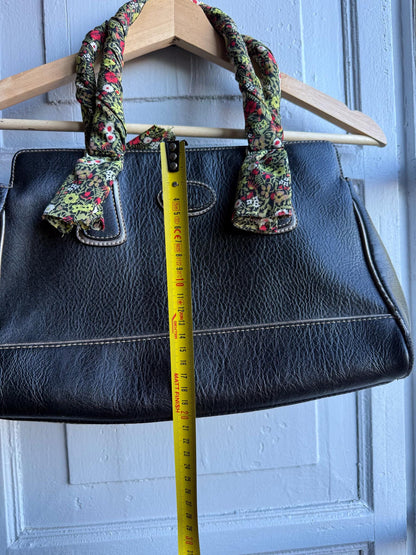 Vintage Torrens Handbag, Floral Strap Purse, Boho Chic Everyday Shoulder Bag