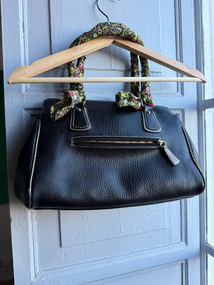 Vintage Torrens Handbag, Floral Strap Purse, Boho Chic Everyday Shoulder Bag
