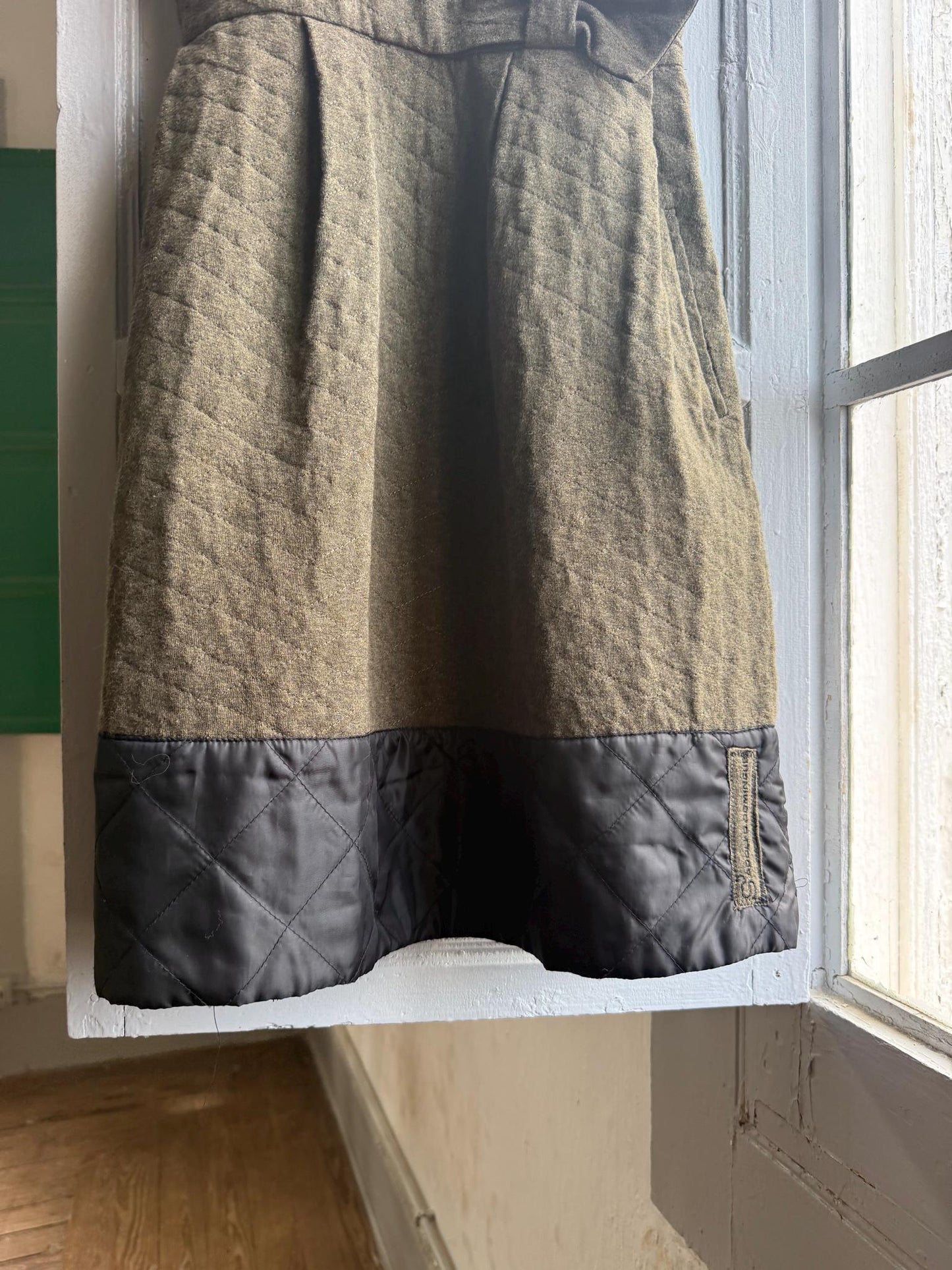 Vintage Salta Adolfo Dominguez Quilted Mini Dress — additional view 5