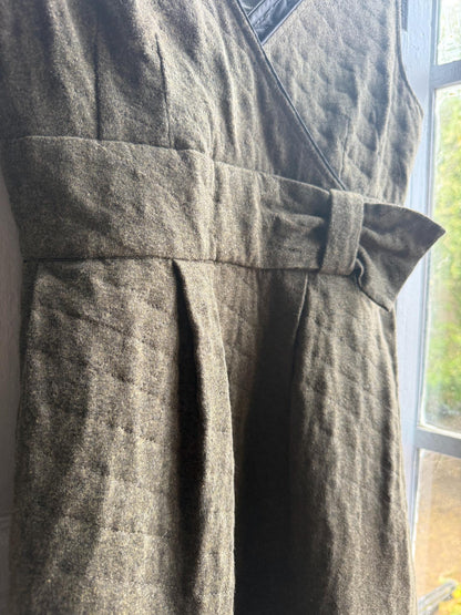 Vintage Salta Adolfo Dominguez Quilted Mini Dress — additional view 8