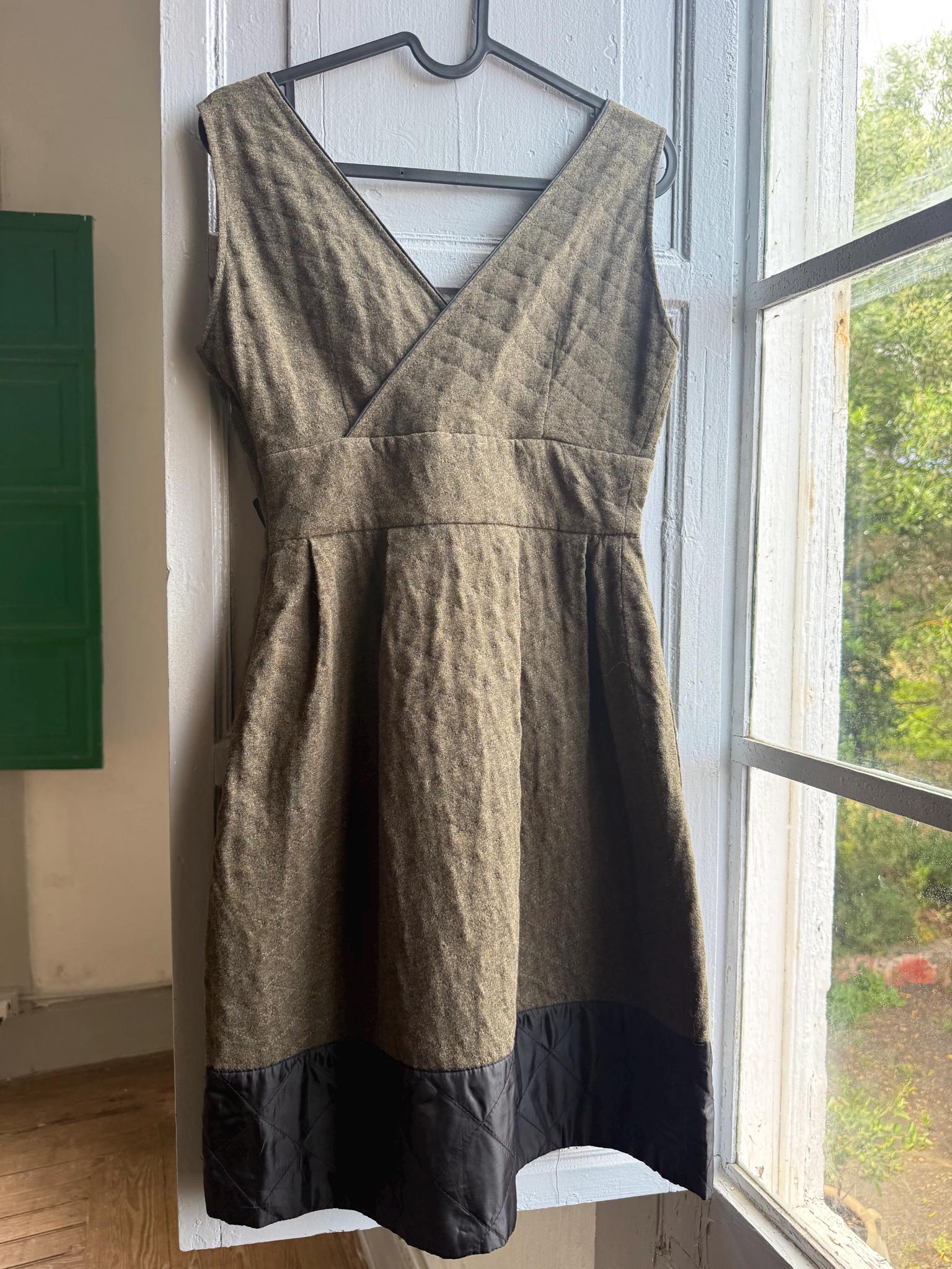 Vintage Salta Adolfo Dominguez Quilted Mini Dress — additional view 12