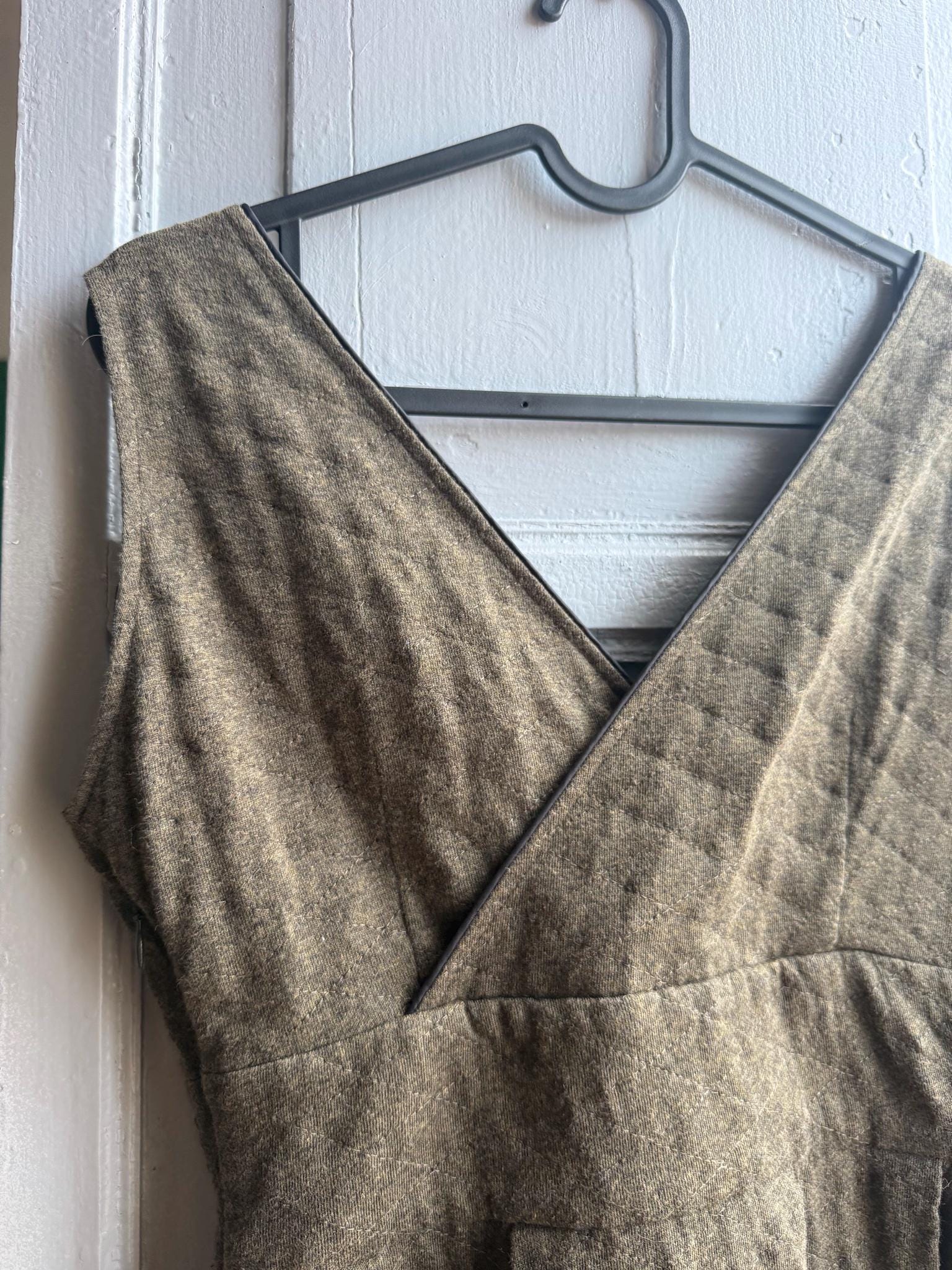 Vintage Salta Adolfo Dominguez Quilted Mini Dress — additional view 14