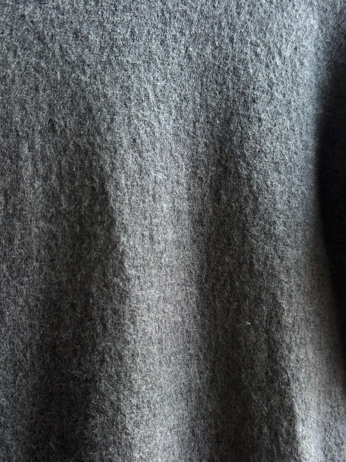 Merino Wool Kids' Grey Mock Neck Jumper — additional view 5