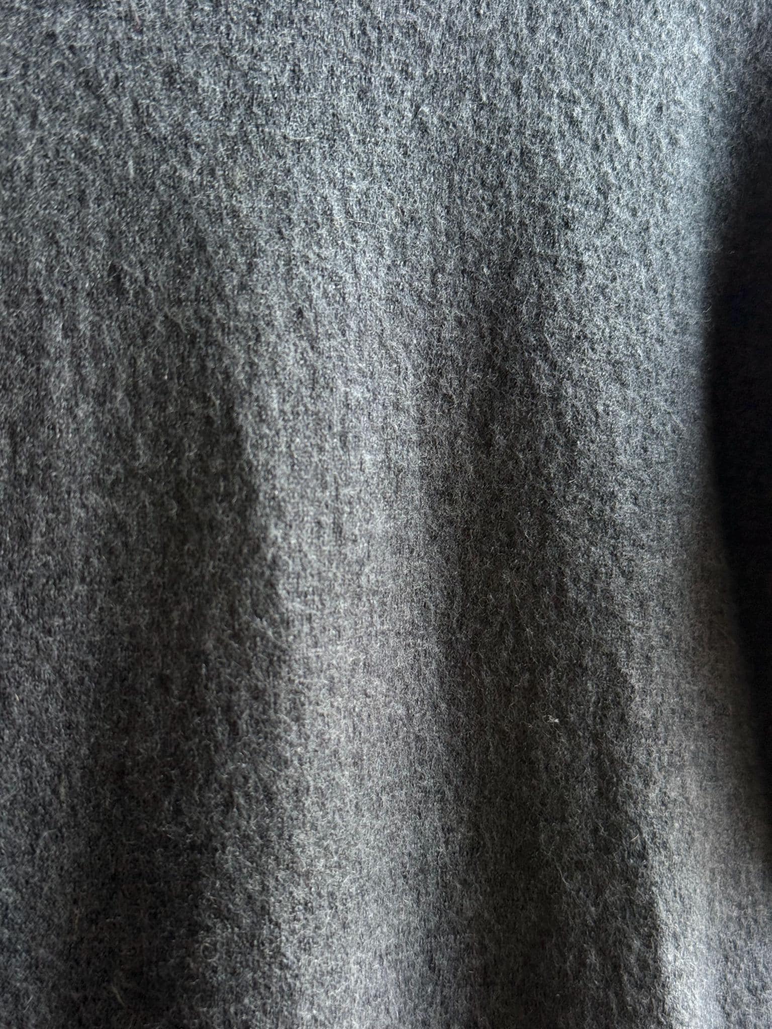Merino Wool Kids' Grey Mock Neck Jumper — additional view 5