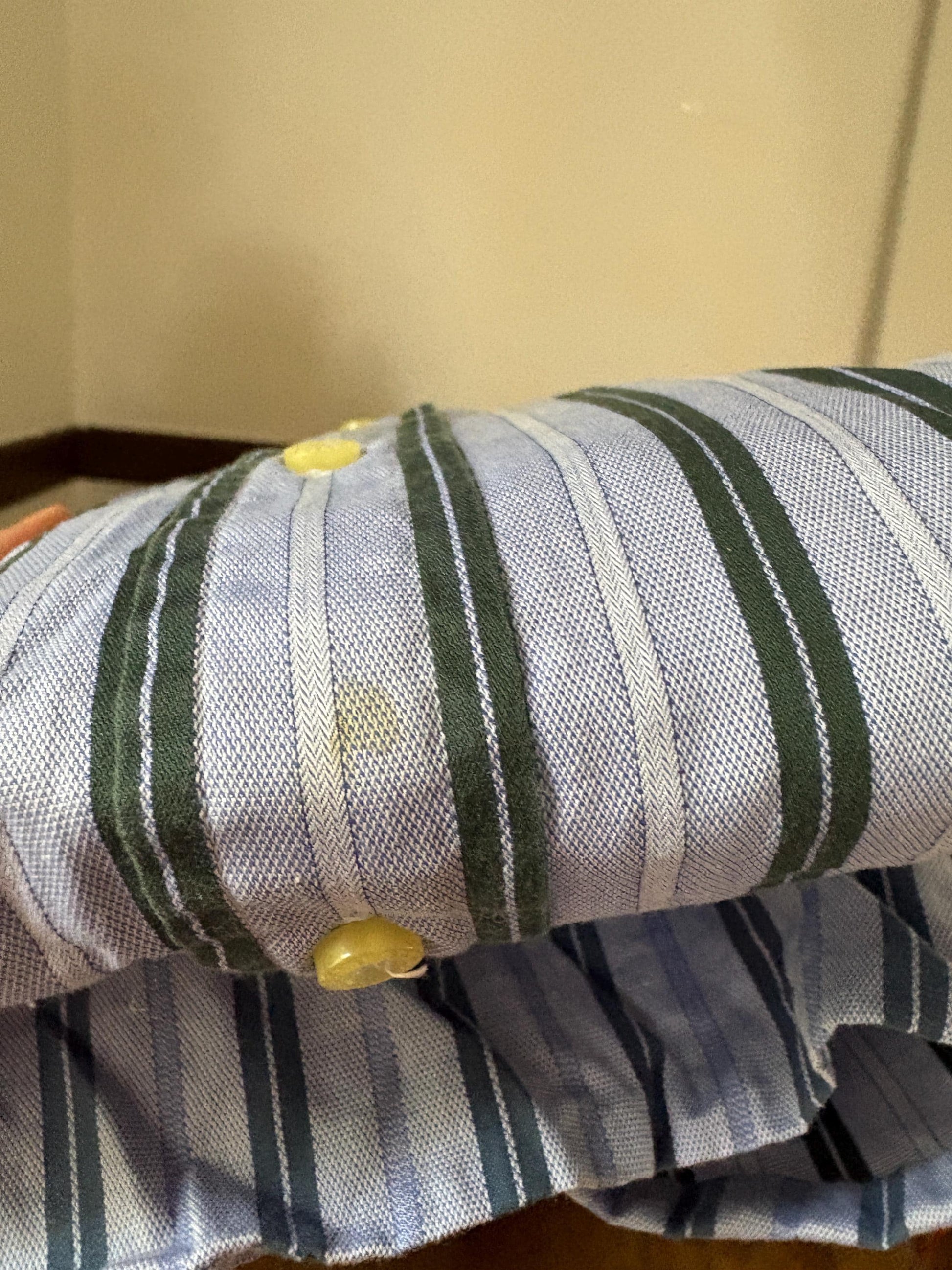 Vintage Burberry London Striped Shirt Mens Blue Button Down Luxury Cotton Old Money Designer Oversized XL