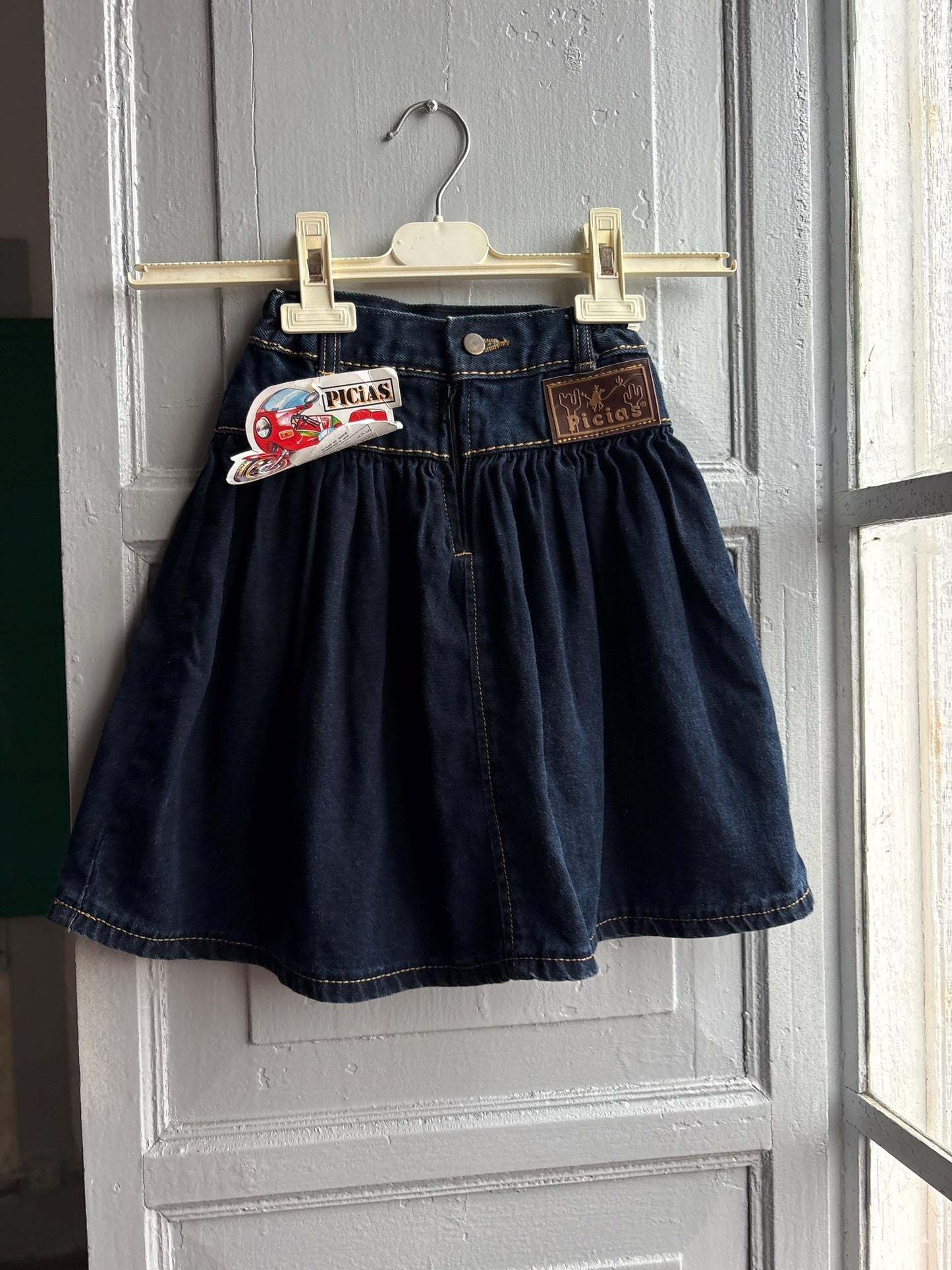 Vintage Denim Cowgirl Skirt For Kids — additional view 12