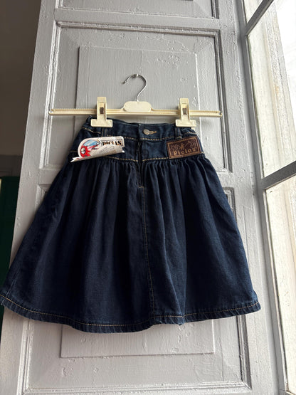 Vintage Denim Cowgirl Skirt For Kids — additional view 10