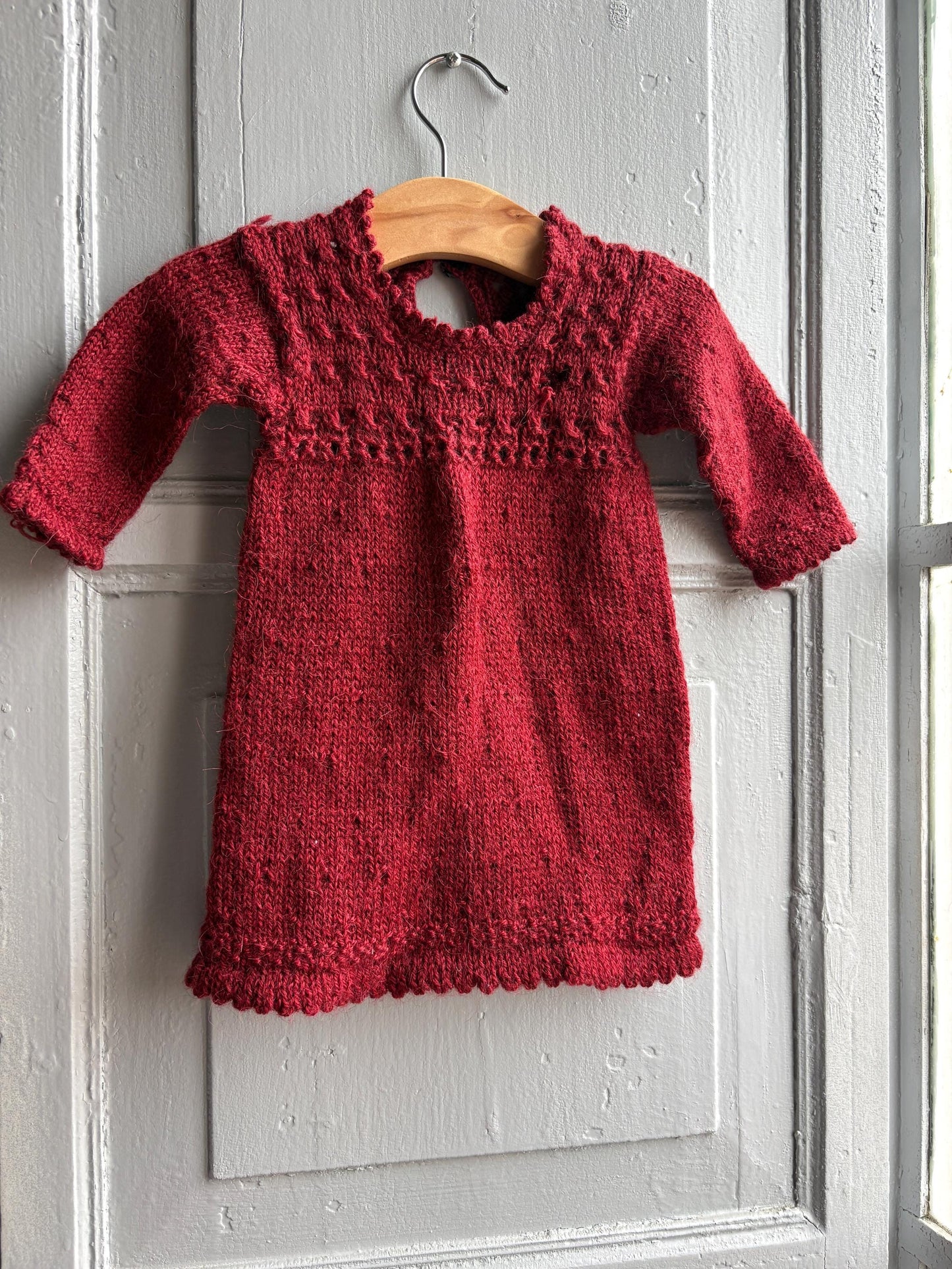 Heirloom Knit Baby Girl Dress — additional view 12