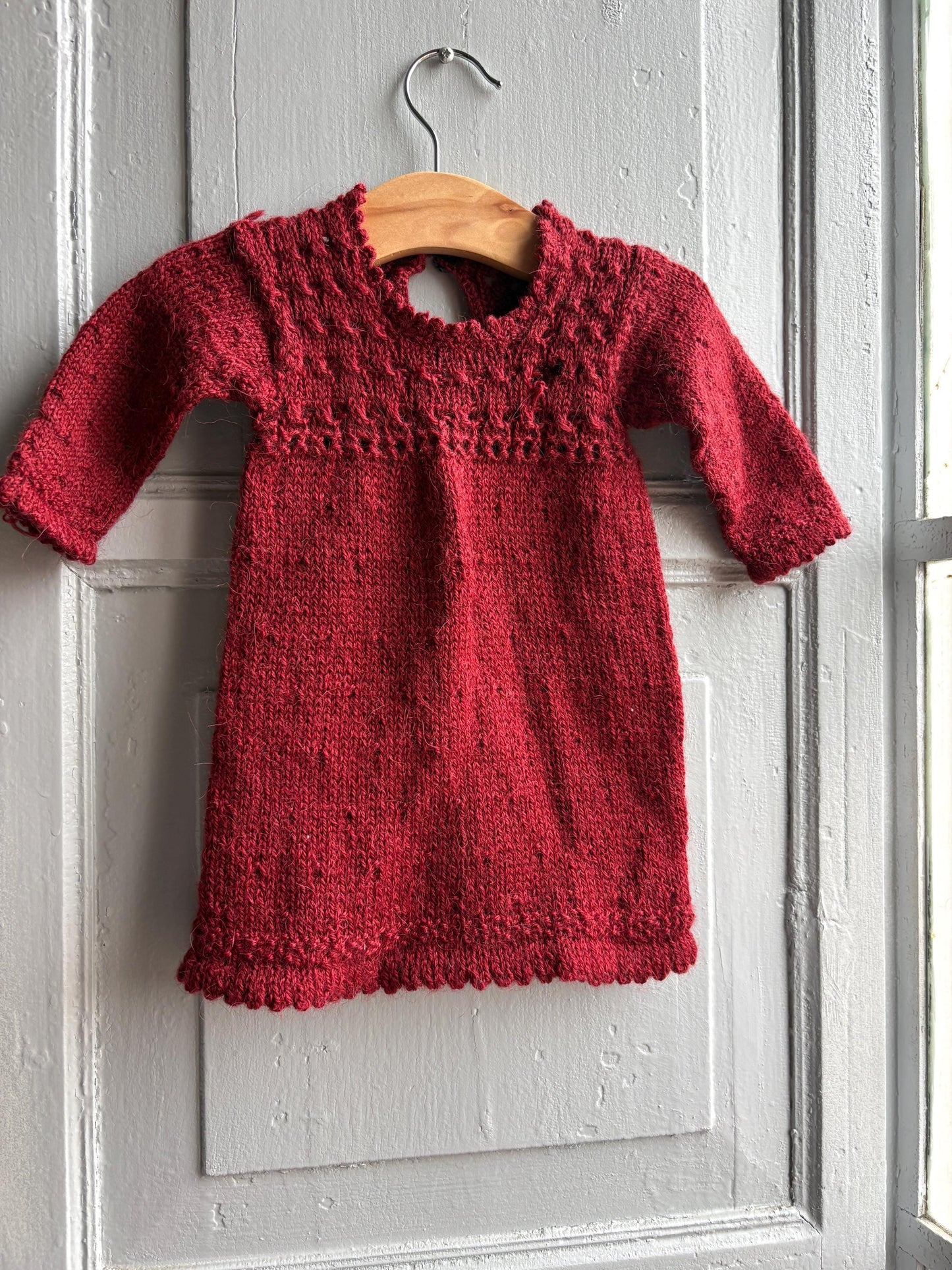 Heirloom Knit Baby Girl Dress — additional view 10