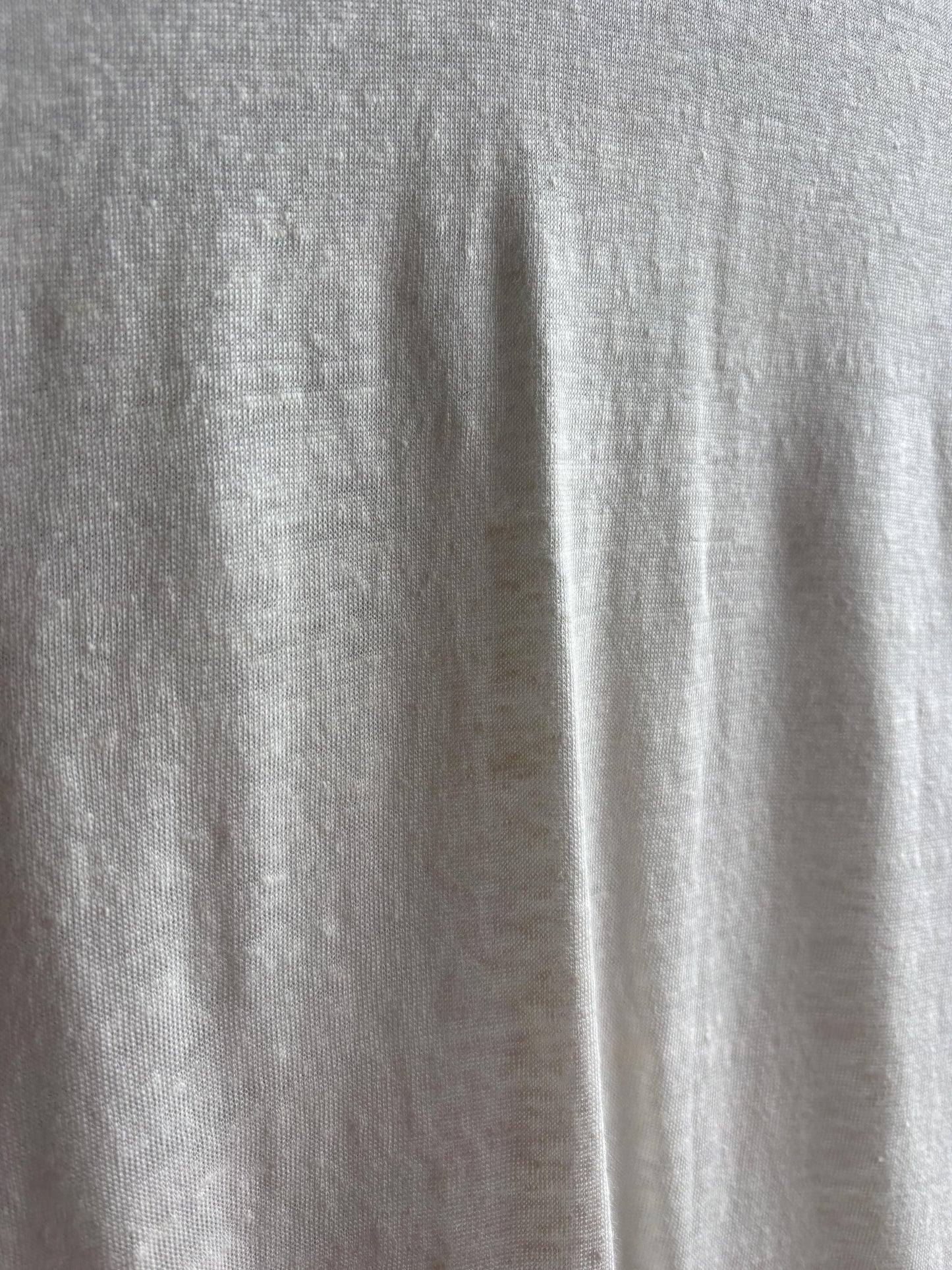 Ivory Beaded Neckline Minimalist Blouse — additional view 6
