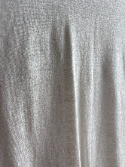 Ivory Beaded Neckline Minimalist Blouse — additional view 6