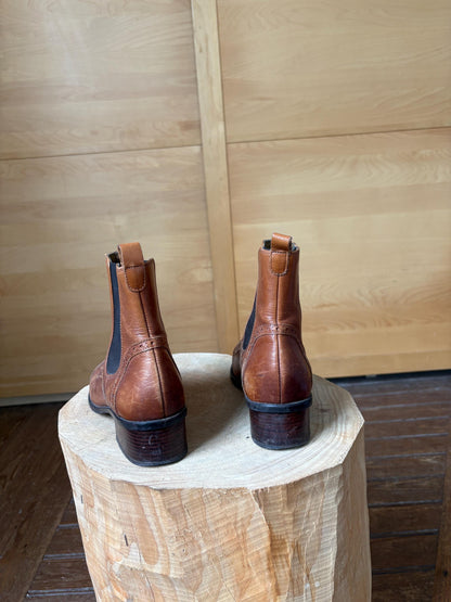 Brown Leather Chelsea Boots for Women — additional view 10